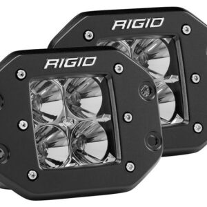 212113 | RIGID D-SERIES PRO FLOOD FLUSH MOUNT BLACK LIGHTS (PAIR)